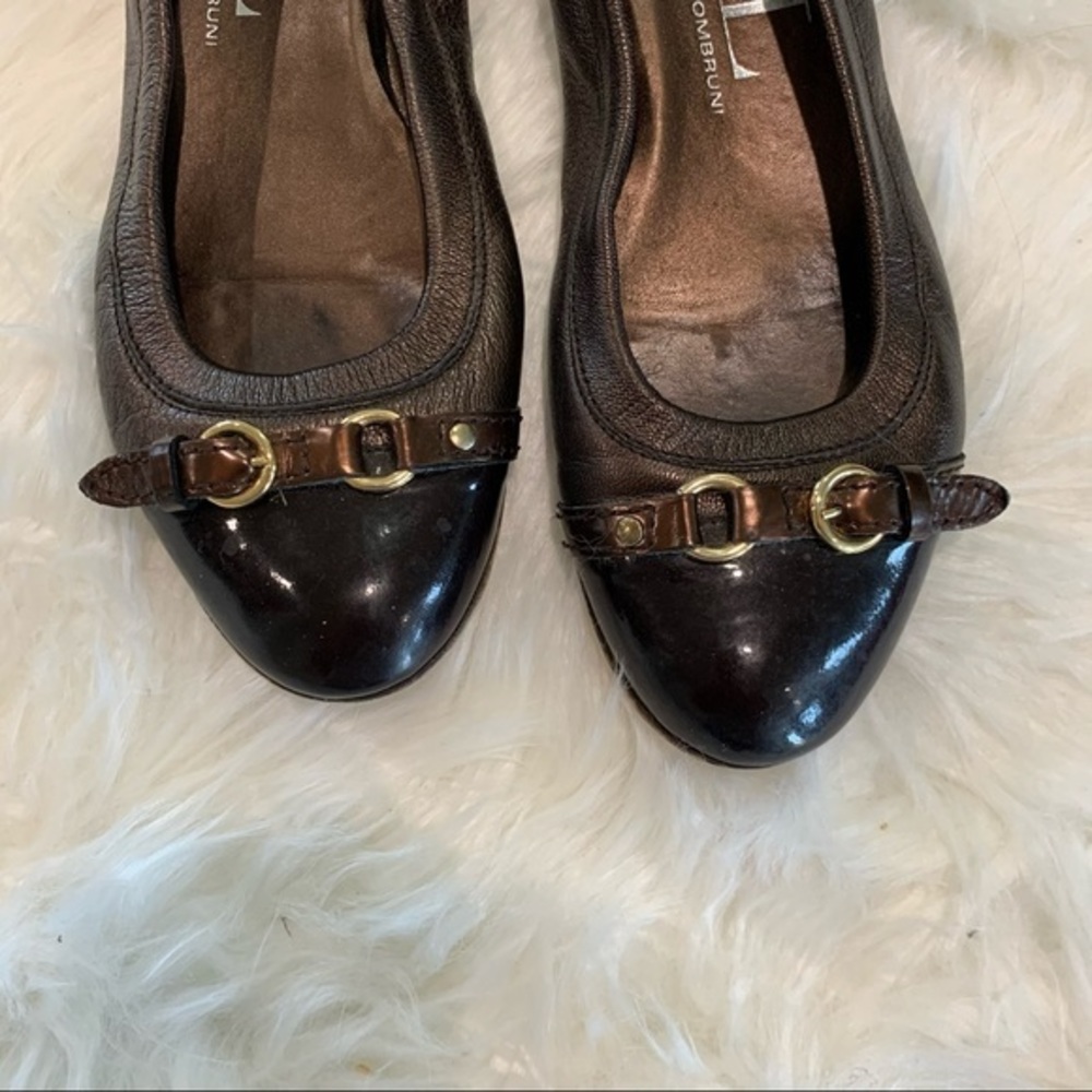AGL brown & black flats size eu 39 - Picture 3 of 5